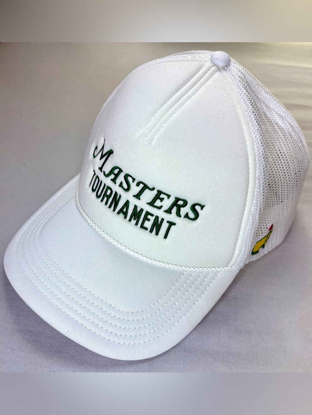 Masters Tournament American Needle White Rope Trucker Hat Golf Snapback Cap